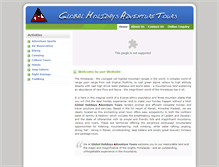 Tablet Screenshot of globalholidaysmanali.com